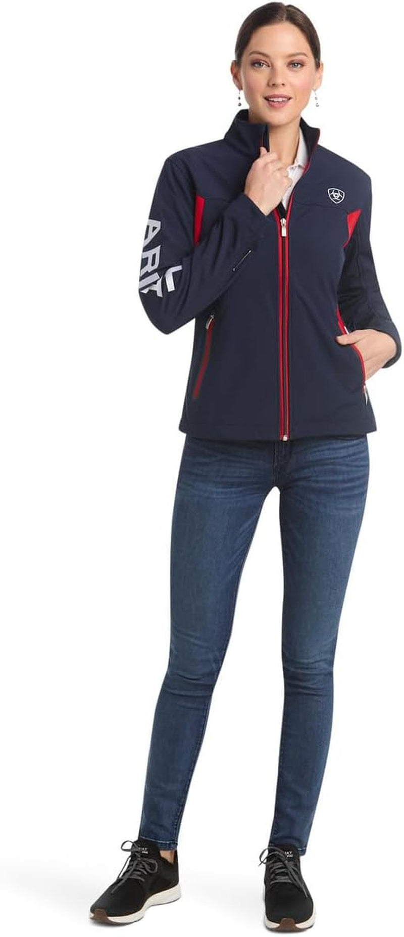 New Team Softshell Jacket – Women’S Wind and Water Resistant Jacket