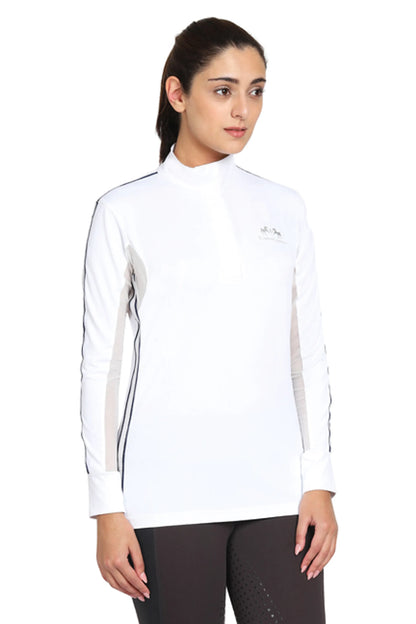 EQUINE COUTURE LADIES ELIANA LONG SLEEVE SHOW SHIRT - One Eyed Pony