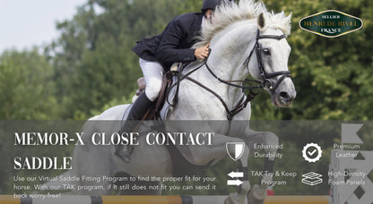 Henri De Rivel Regular Memor-X Close Contact Saddle - One Eyed Pony