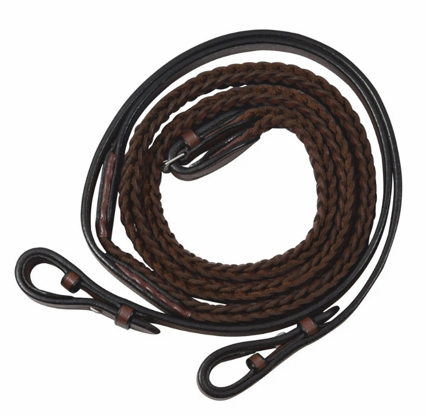 Henri de Rivel Advantage Plaited Reins - One Eyed Pony