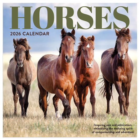 2026 Horses Mini Calendar