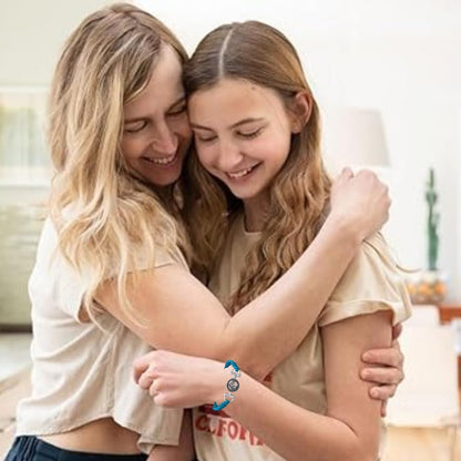 Horse Bit Charm Bracelet, Horse Lovers Equestrian Jewelry - Adjustable Friendship Braided String Stirrup Bracelet for Women,